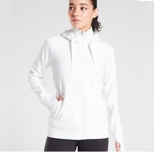 NWT Athleta Triump Hoodie White - size Small / Tall